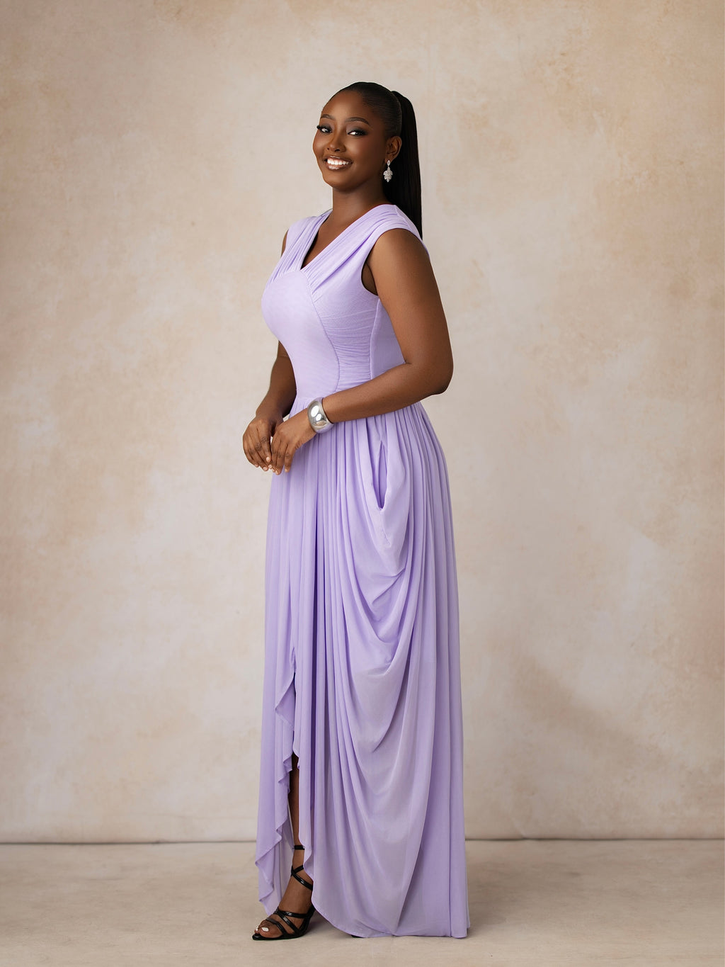 Aurora Draped Maxi Dress