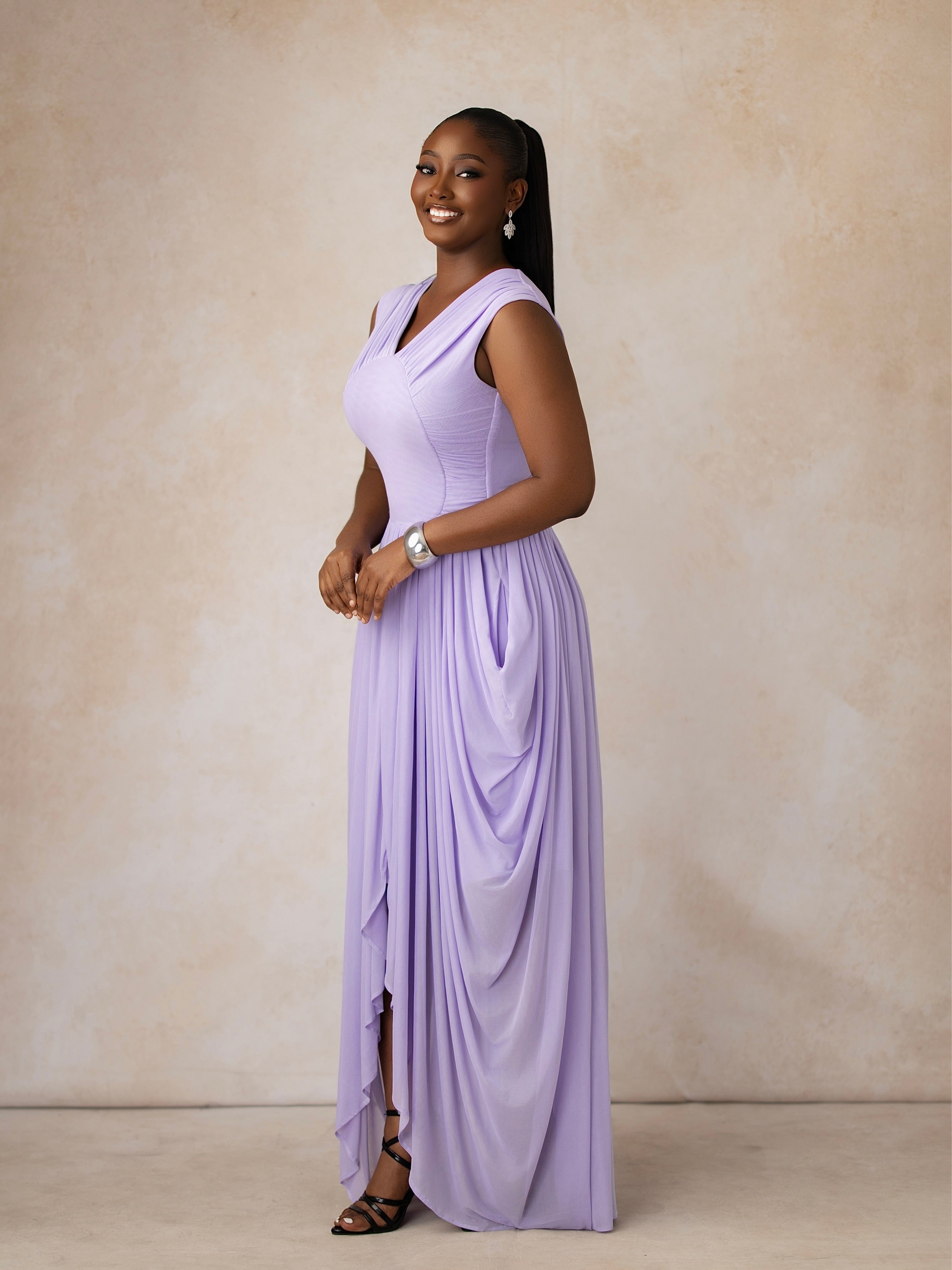 Aurora Draped Maxi Dress