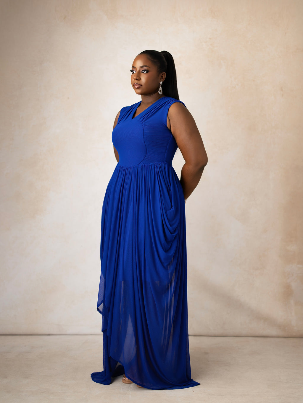 Aurora Draped Maxi Dress