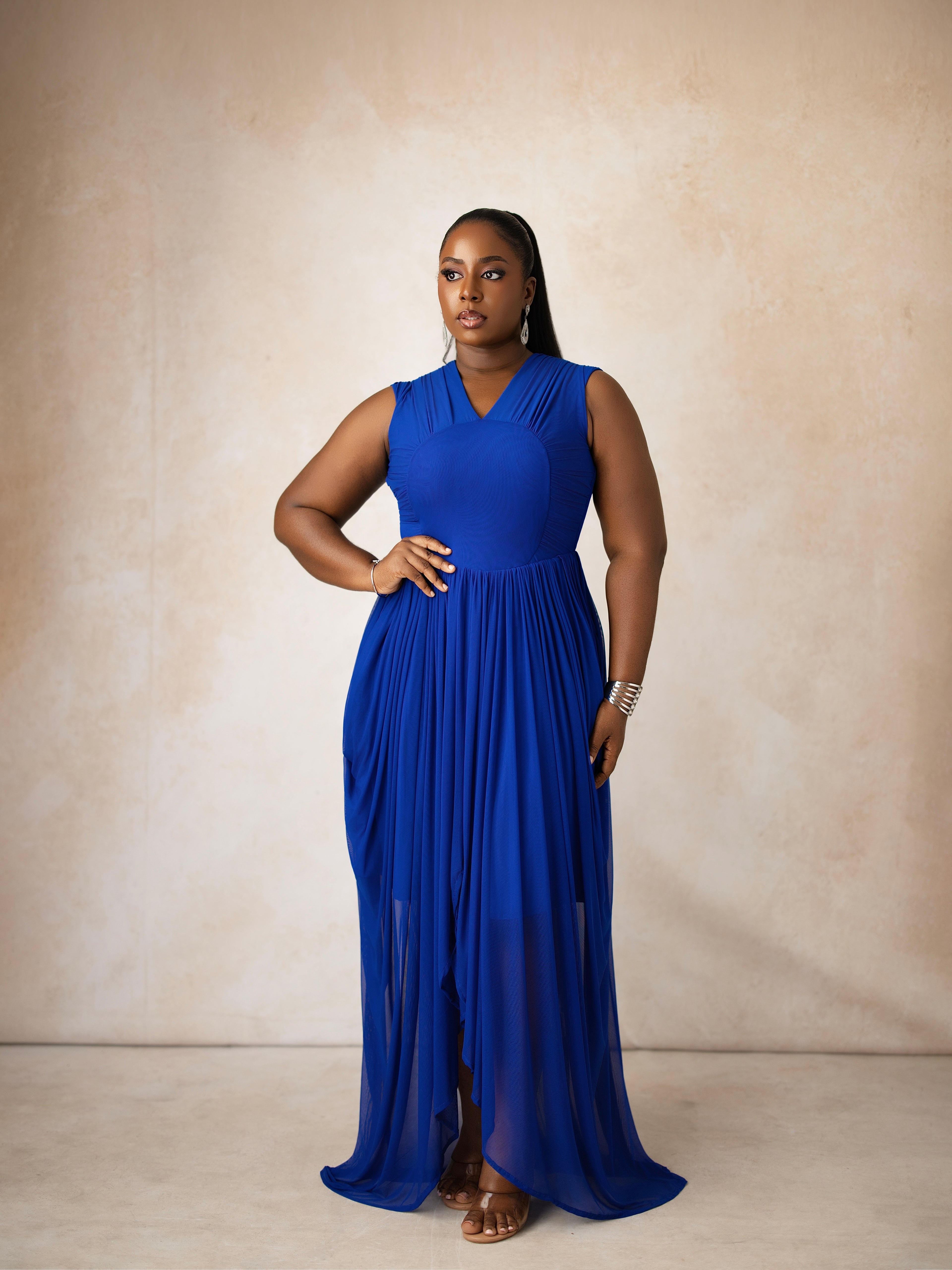 Aurora Draped Maxi Dress