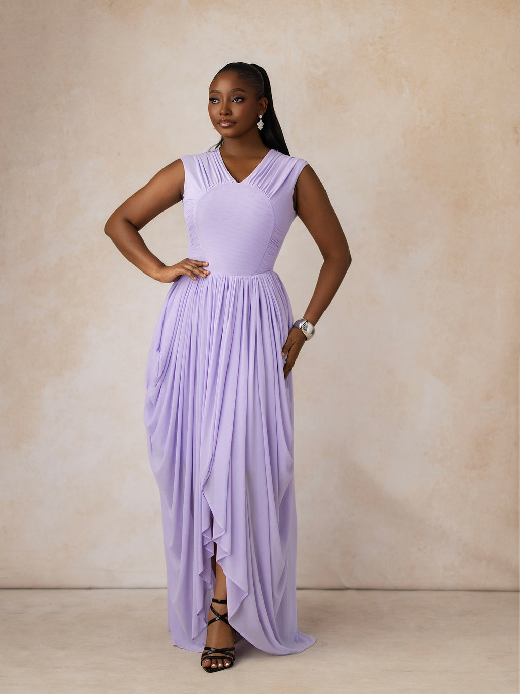 Aurora Draped Maxi Dress