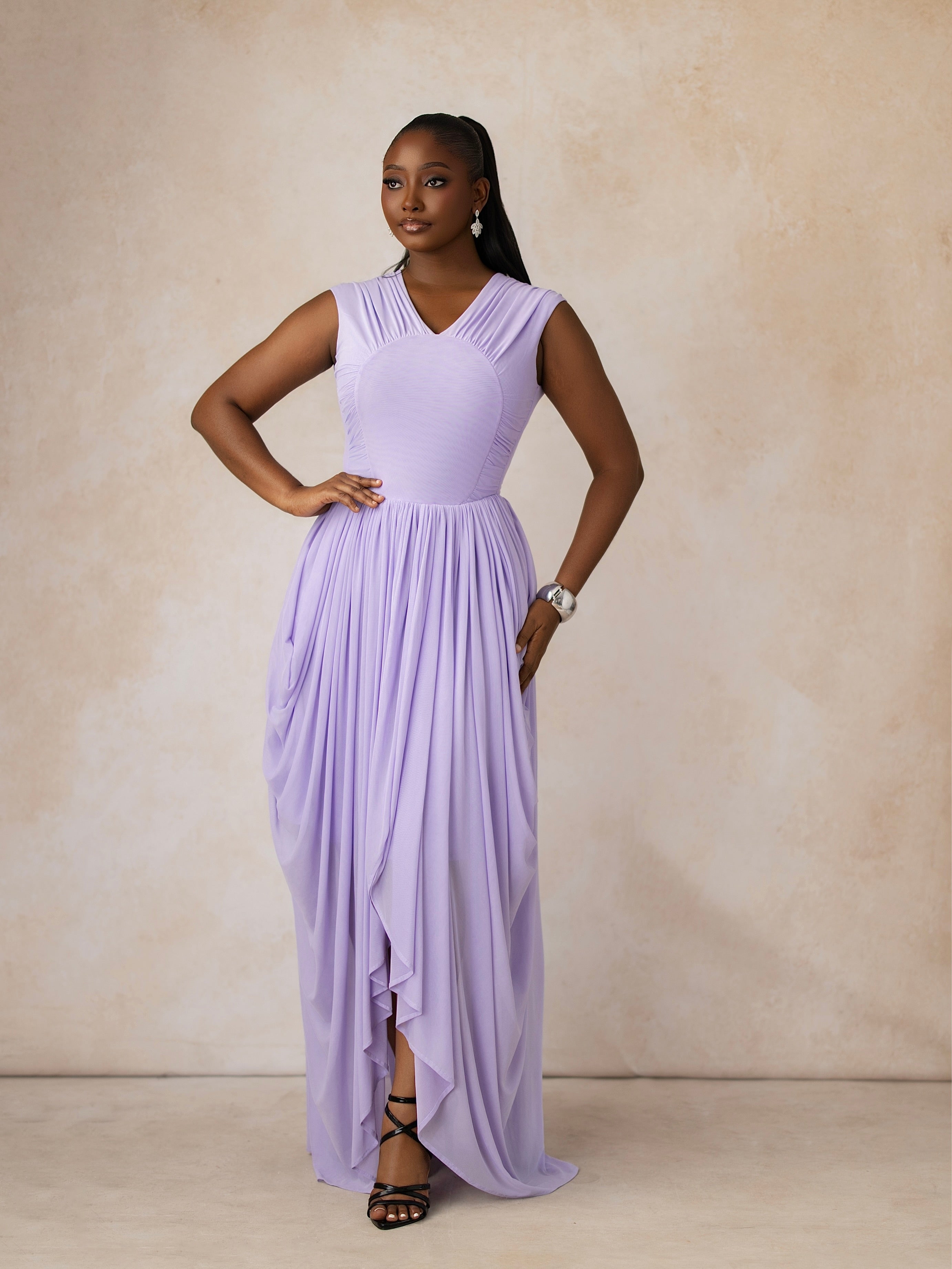 Aurora Draped Maxi Dress