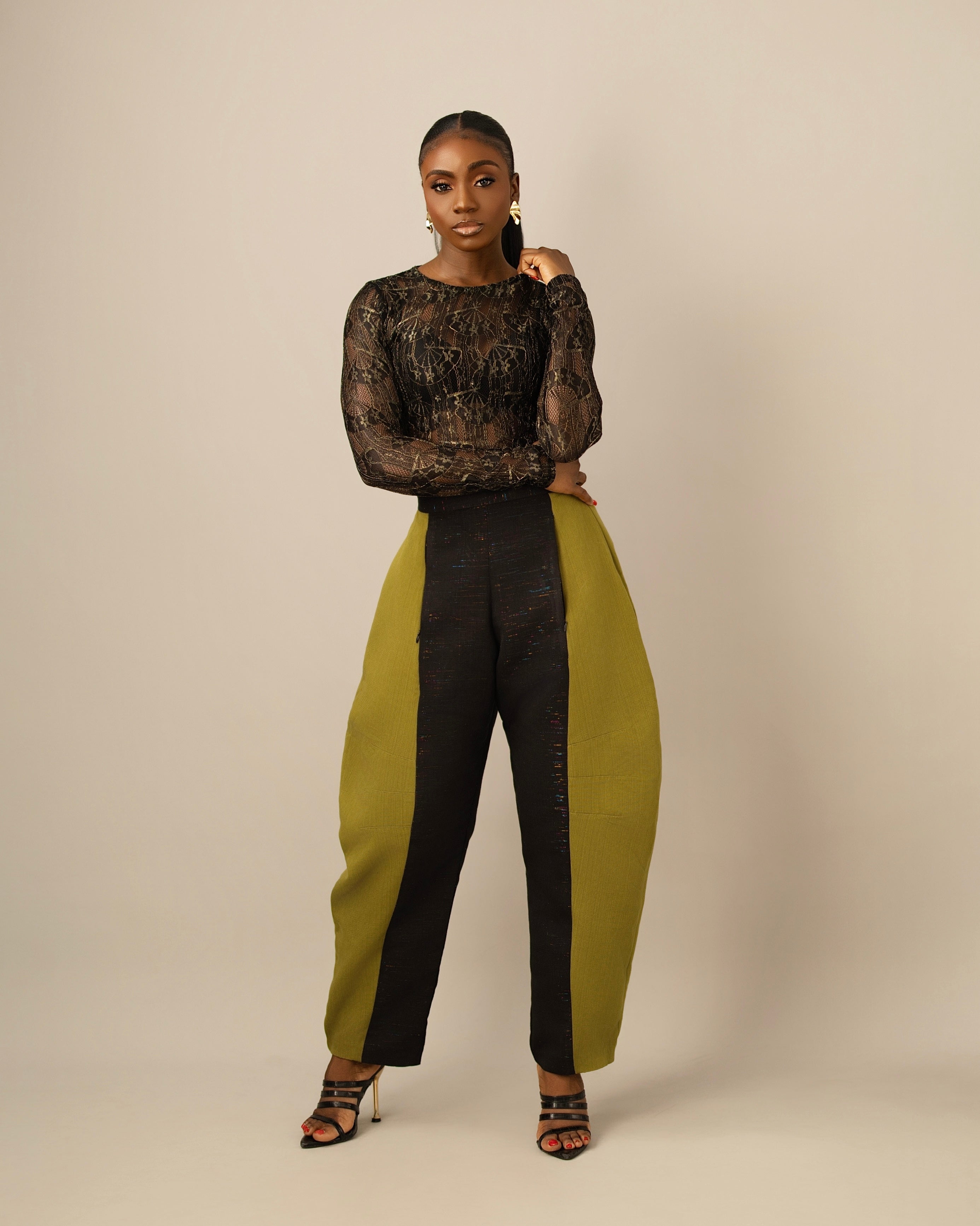 Ayo Barel Aso-Oke Pant