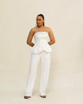 Busayo Convertible Linen Corset Jumpsuit