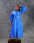 Eva Ruched Shirt Dress