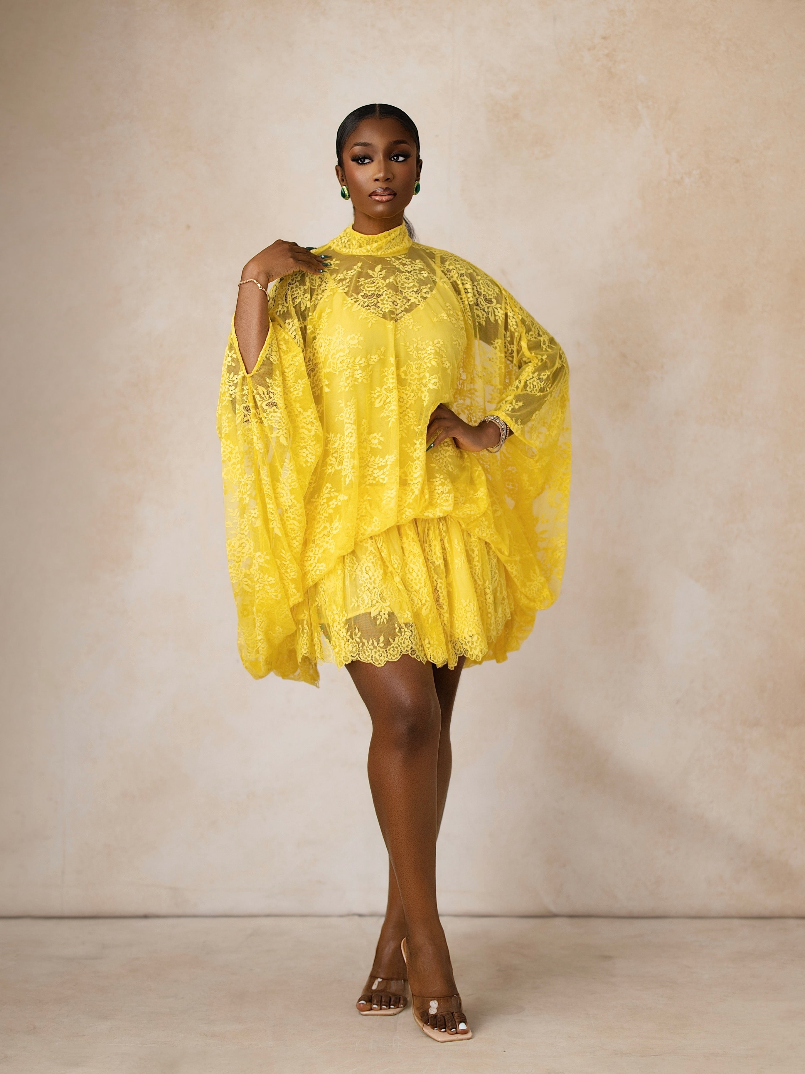 Halo Lace Mini Dress