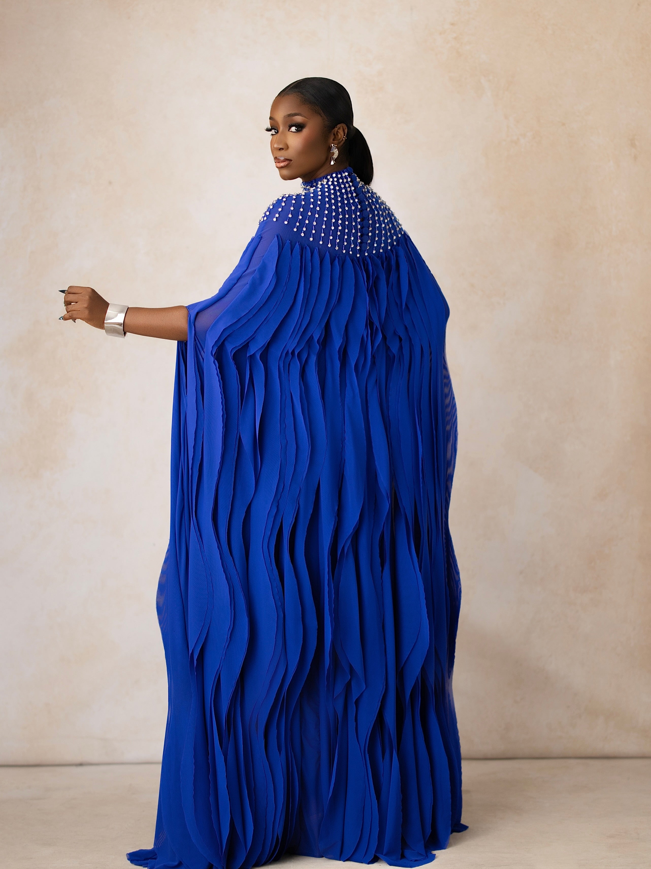 Luxe Crystal Cascade Kaftan