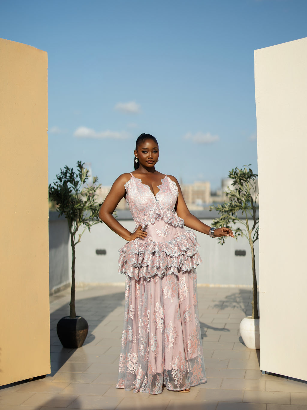 Lumina Lace Maxi Dress