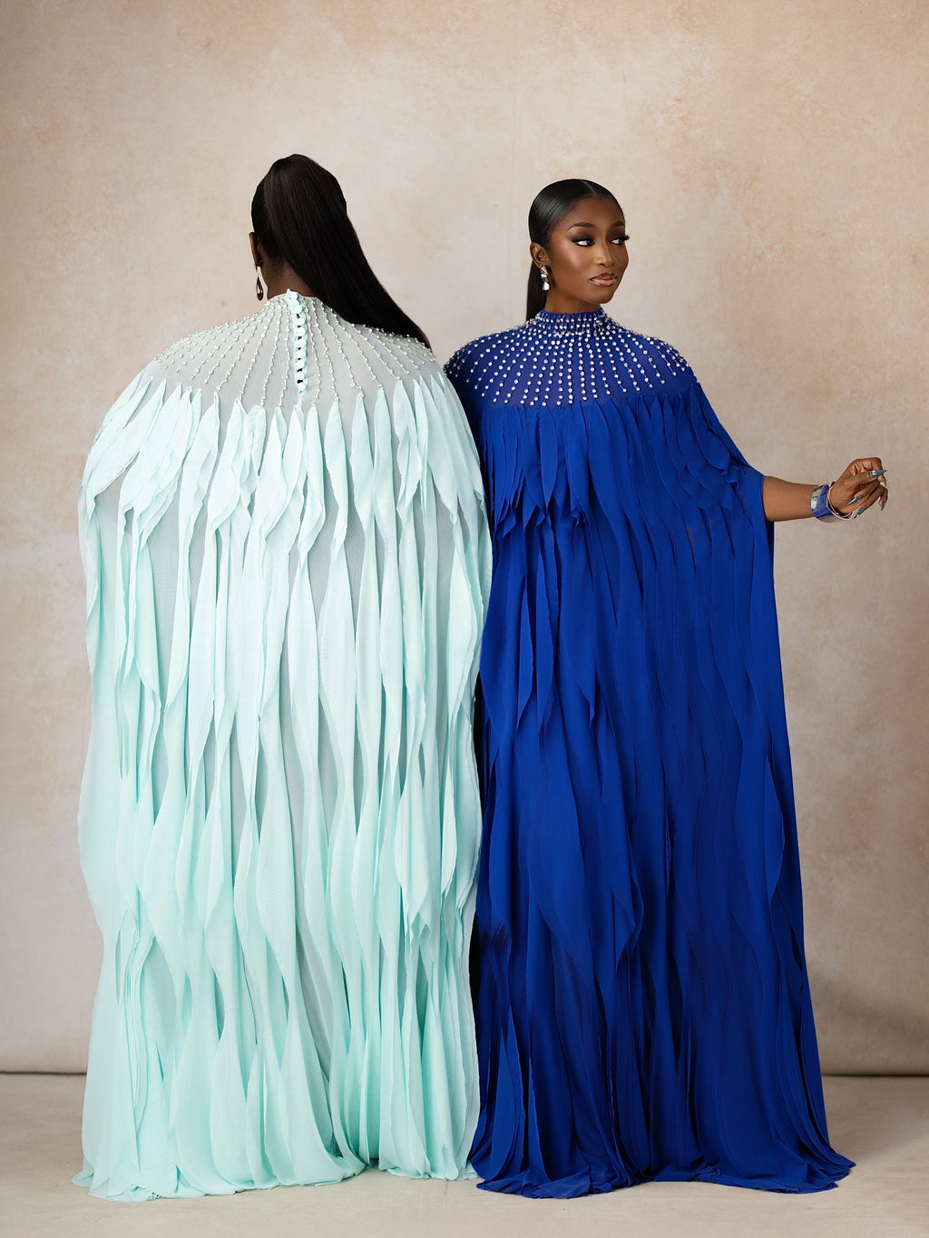 Luxe Crystal Cascade Kaftan