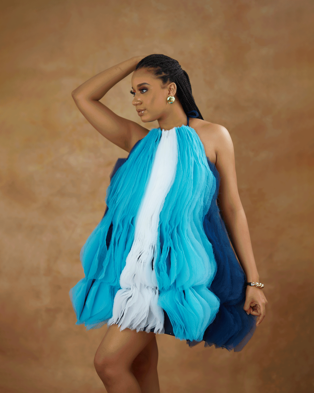 Nora Ombre Mini Dress