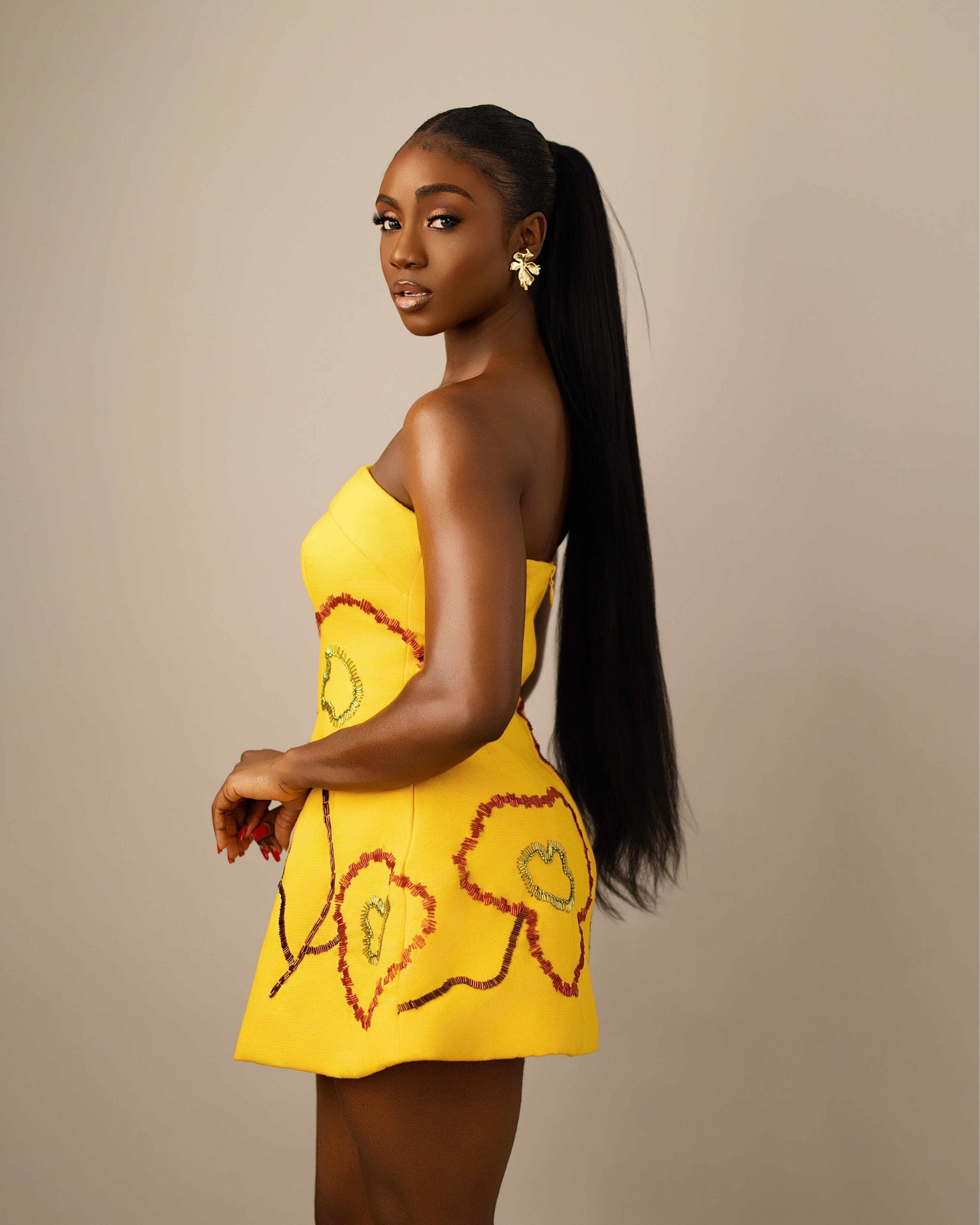 Ododo Aso Oke Mini Dress