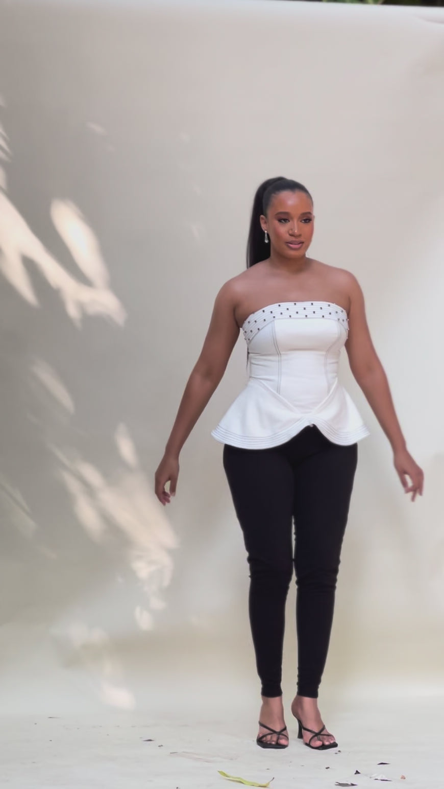 Busayo Convertible Linen Corset Jumpsuit